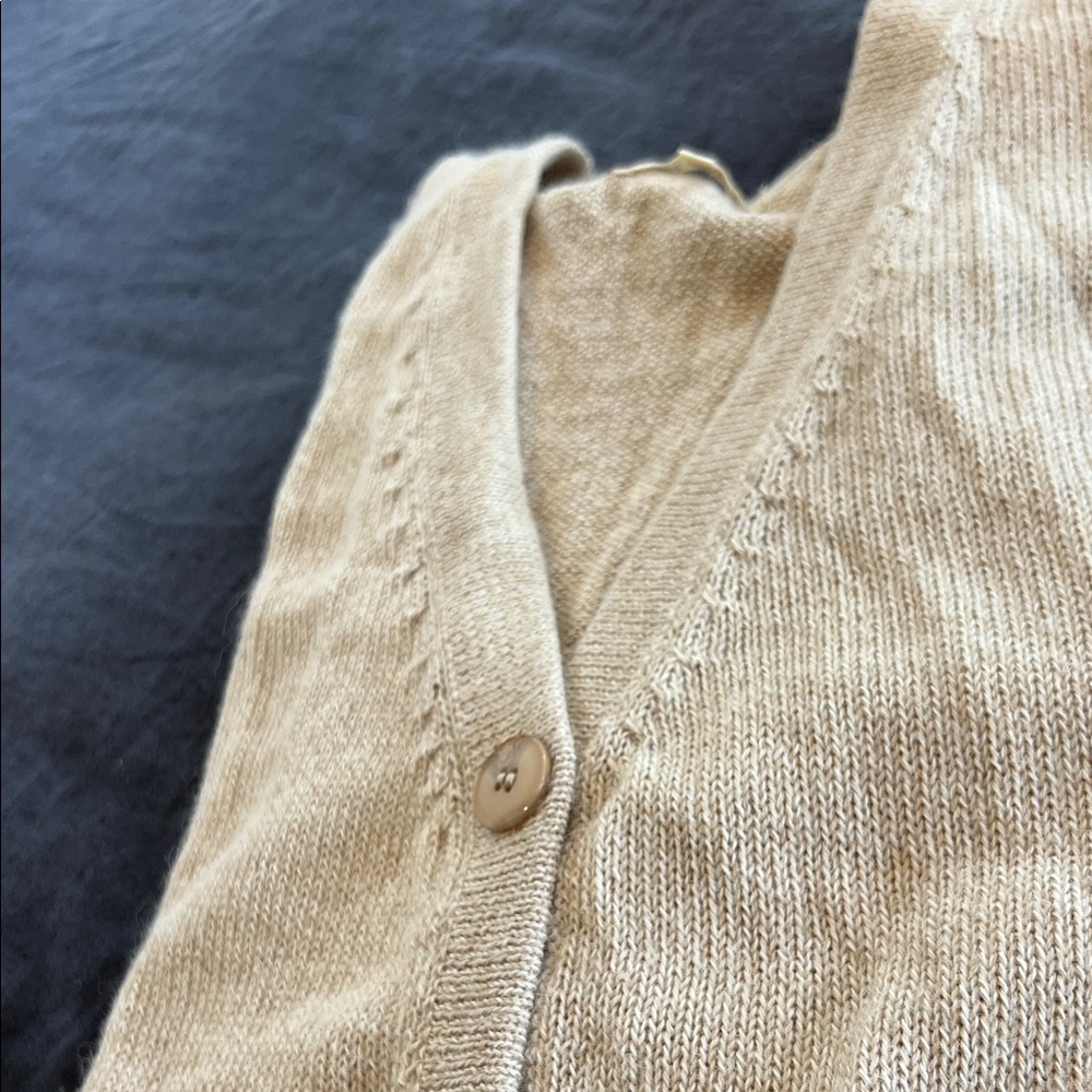 Ali Golden 100% Alpaca Button-Up Oversized Cardigan - Picture 8 of 12